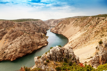 Paklenica National Park. Kanjon Croatia.