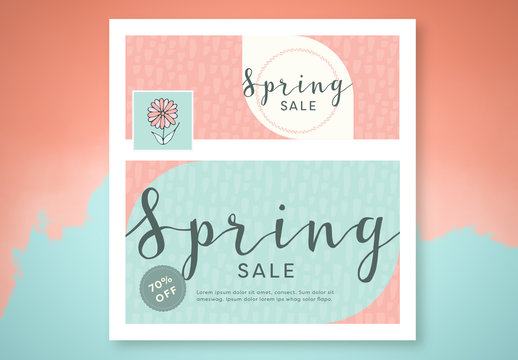 Social Media Branding Pack for Spring 2