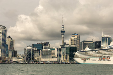 Skyline von Auckland / Neuseeland