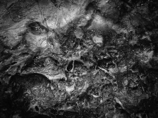 Natural black rock stone surface granite abstract backdrop textured background
