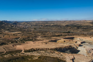 Clay quarry in Castellon. Spain. November 2007
