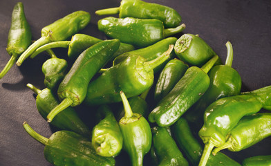 green chilli peppers background