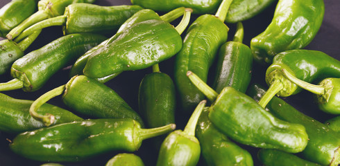 green chilli peppers background