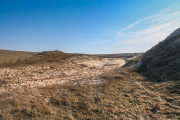 Abandoned quarry for the extraction of brick materials near the village of novoselivka in the Kharkov region (Ukraine). 2007