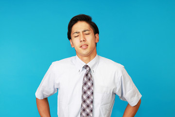苦悩するビジネスマン
