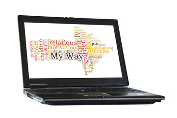 My way word cloud