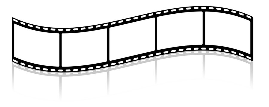 gewellter Filmstreifen