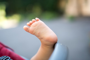 beautiful baby foot, toes