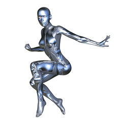 女性サイボーグ