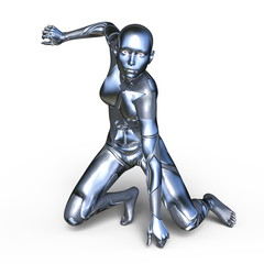 女性サイボーグ