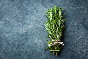 Fresh rosemary twigs