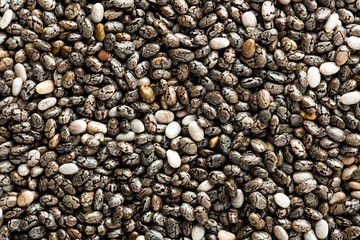 Chia seeds background