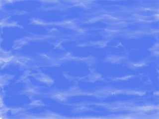 Abstract hand draw blue background on paper texture, illustration, copy space for text, watercolor paint style