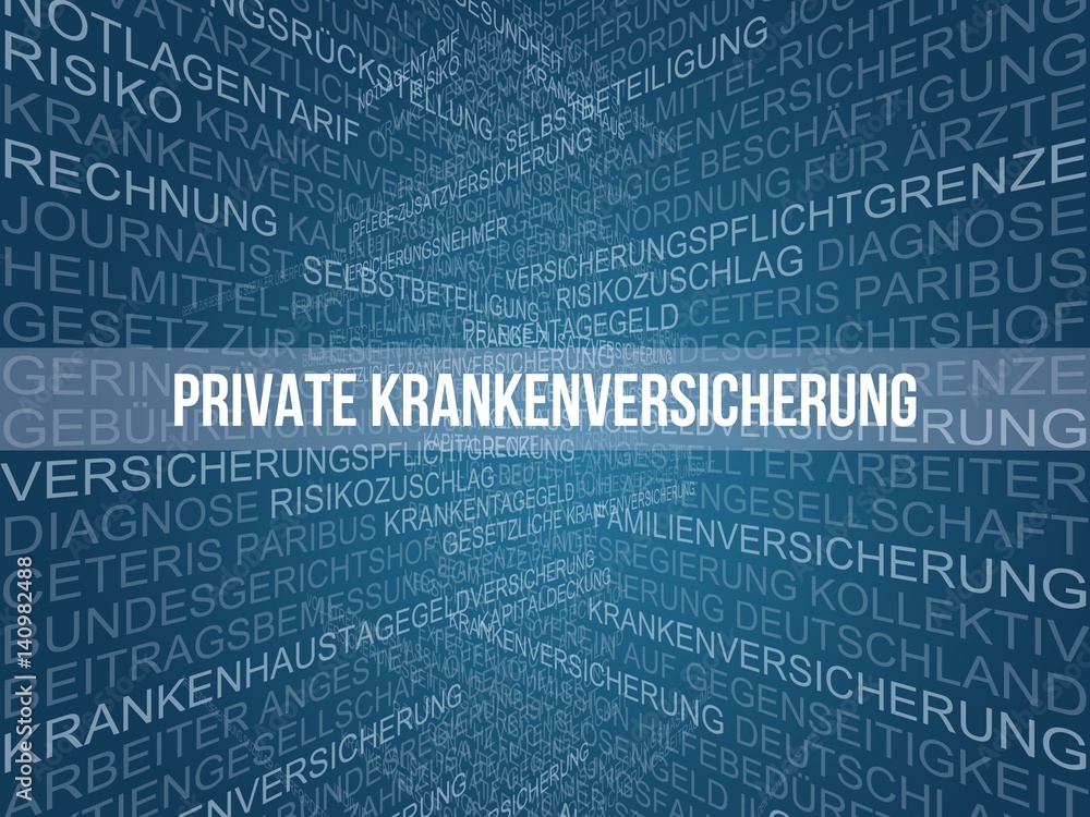 Canvas Prints Private Krankenversicherung