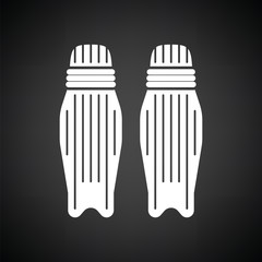 Cricket leg protection icon