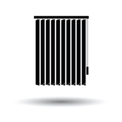 Office vertical blinds icon