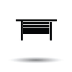 Boss office table icon