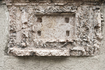 ancient damaged wall