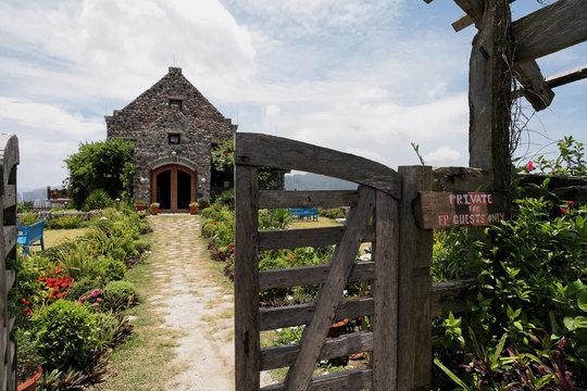 The Gate to the Guest House in Batanes Philippines