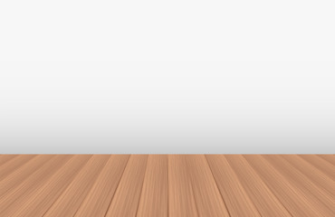 empty room with a real wood floor