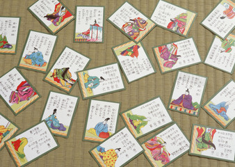 Play cards of the one hundred poets