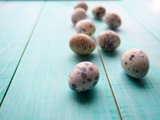 Obraz premium quail eggs, decor Easter