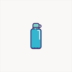 thermo icon flat design