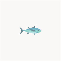 tuna icon flat design