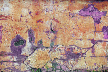 texture painted wall yellow