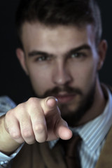 portrait of a charismatic young man