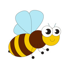 Honey bee cartoon.