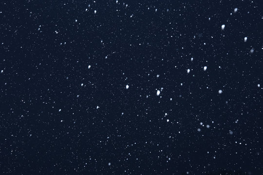 snow on a black background © salman2