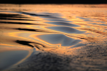 texture Waves on the river