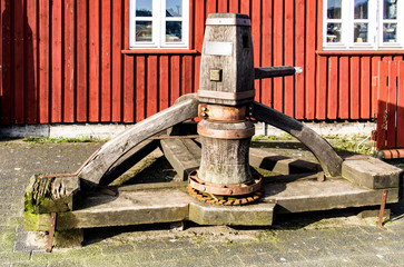 Ankerwinde Antik, Segelschiffe