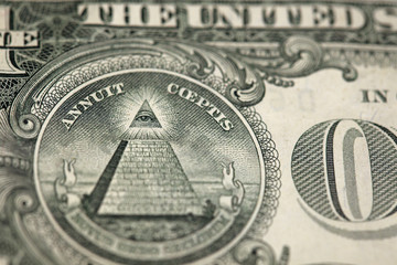 banknote one US dollar