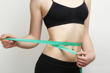  stomach of sports girl