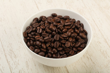Roasted coffee beans