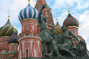Fototapeta na wymiar Moscow Kremlin, St Basil's Church