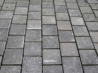 Square paving stones