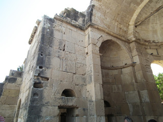 The island of Crete, Greece, Gortyna, the Ancient Roman Odeon, the excavations, the ruins