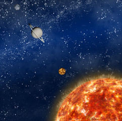 Fototapeta na wymiar Space SolarSystem1