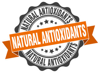 natural antioxidants stamp. sign. seal