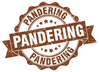 pandering stamp. sign. seal