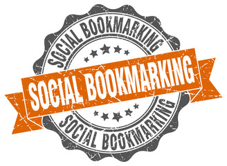 social bookmarking stamp. sign. seal