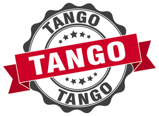 tango stamp. sign. seal