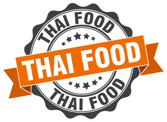 thai food stamp. sign. seal
