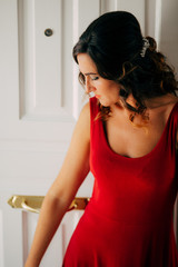 getting ready for a wedding