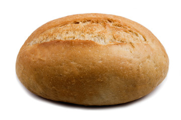 bread roll, isolated on white background