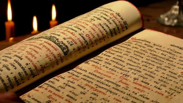 Turning pages of ancient books