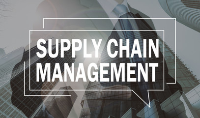 business communication concept: supply chain management